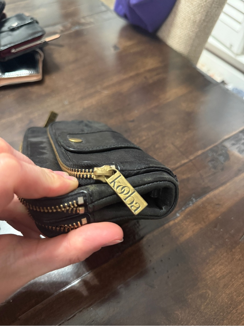 Kooba Black Wallet - Picture 3 of 11